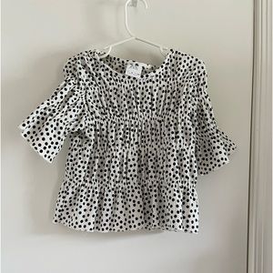 Zara Girls Polka Dot Blouse